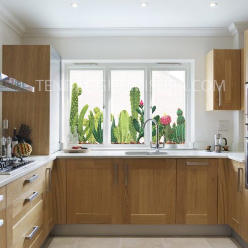 tende a vetro cucina su misura cactus
